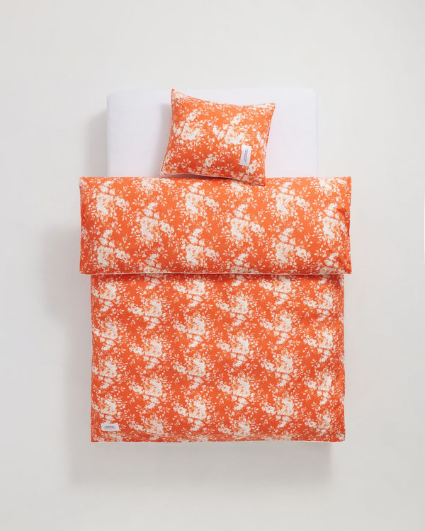 Sweet duvet cover | Orange rose Poplin